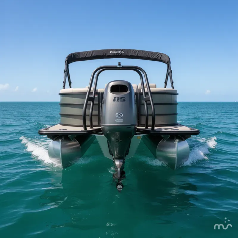 Slide: The Image of Bentley Pontoons Legacy Navigator 203 2026 - 1