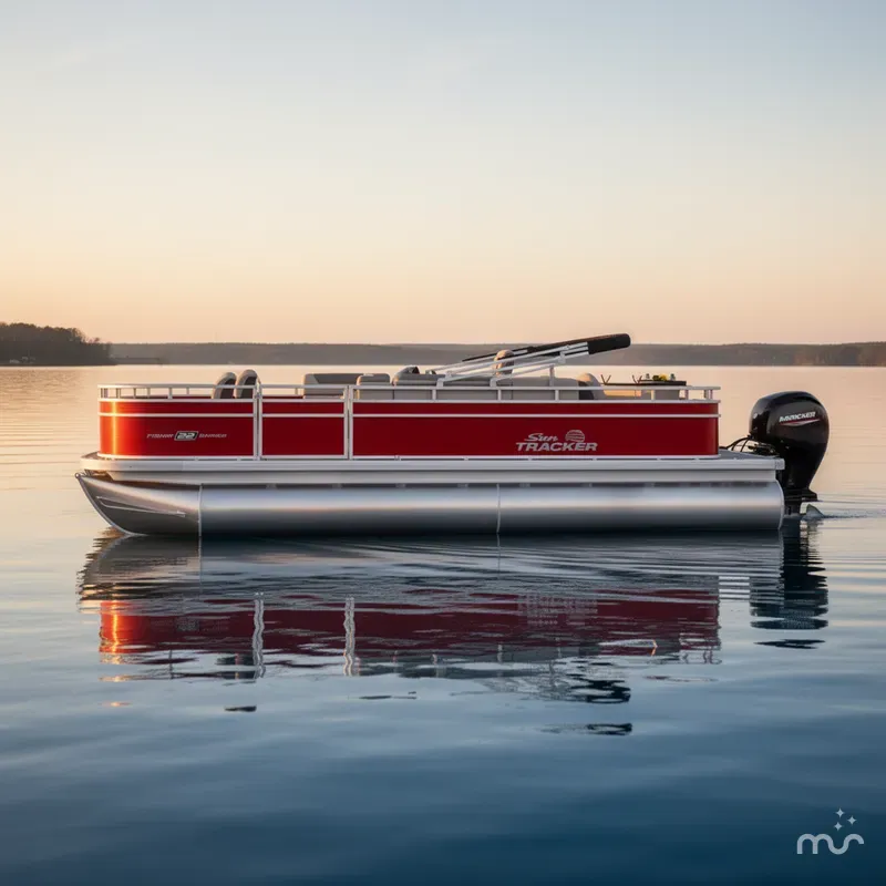 Slide: The Image of Sun Tracker Fishin' Barge 22 DLX 2026 - 0