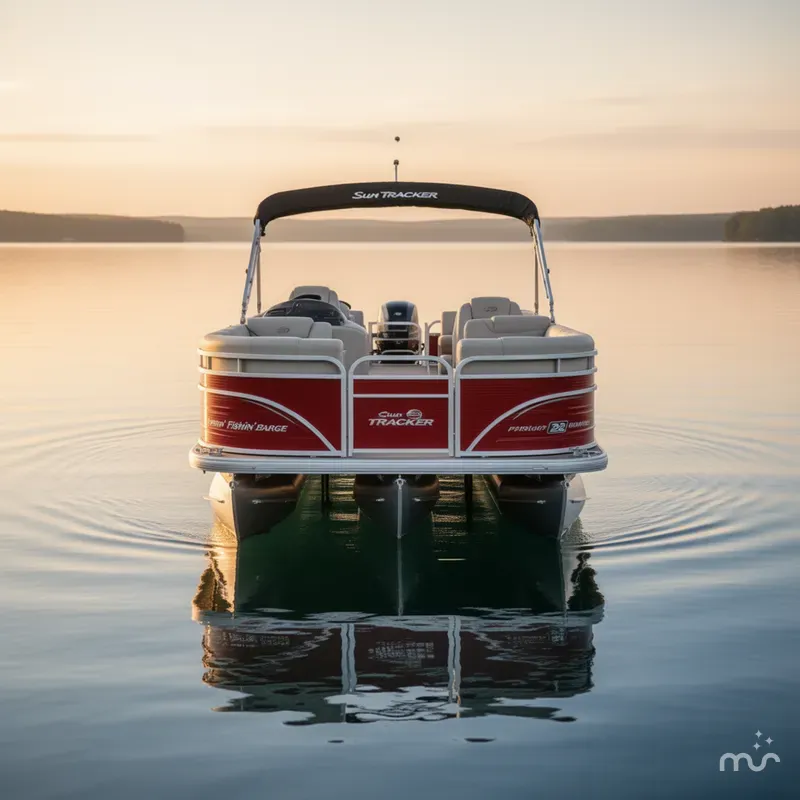 Slide: The Image of Sun Tracker Fishin' Barge 22 DLX 2026 - 1