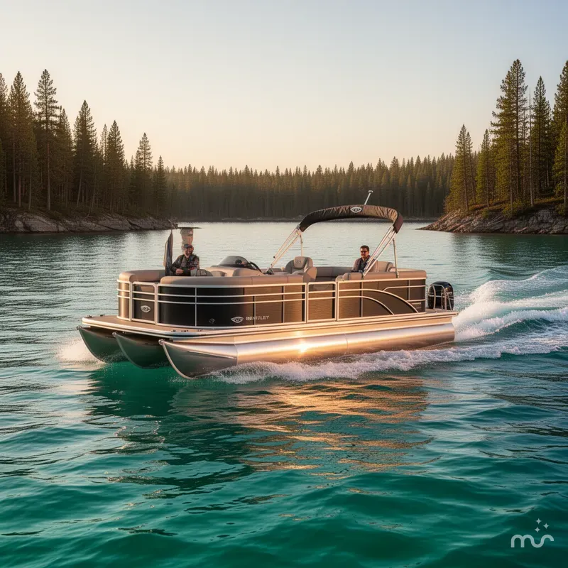 Slide: The Image of Bentley Pontoons Legacy 220 DL Navigator 2026 - 2