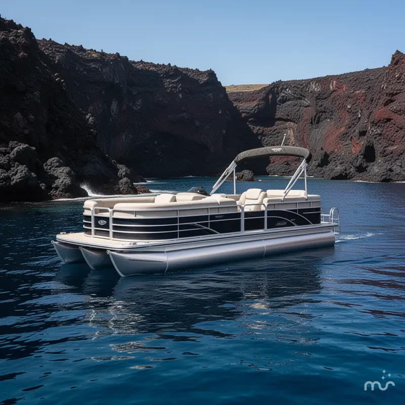 Slide: The Image of Bentley Pontoons Legacy 220 Swingback 2026 - 2
