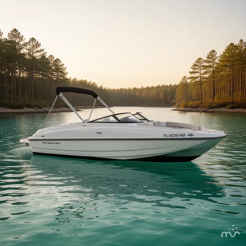 Slide: The Image of Bayliner 210 Deck Boat 2018 - 2