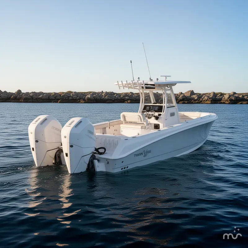 Slide: The Image of Twin Vee 340 Center Console GFX 2026 - 3