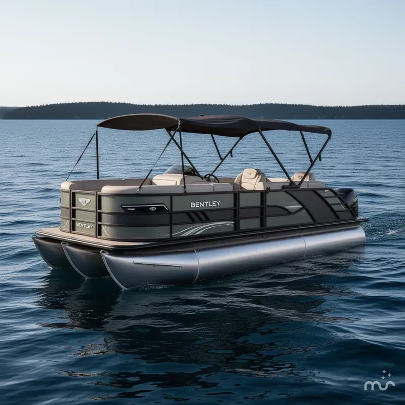 Slide: The Image of Bentley Pontoons Elite 223 Swingback Bench 2026 - 0