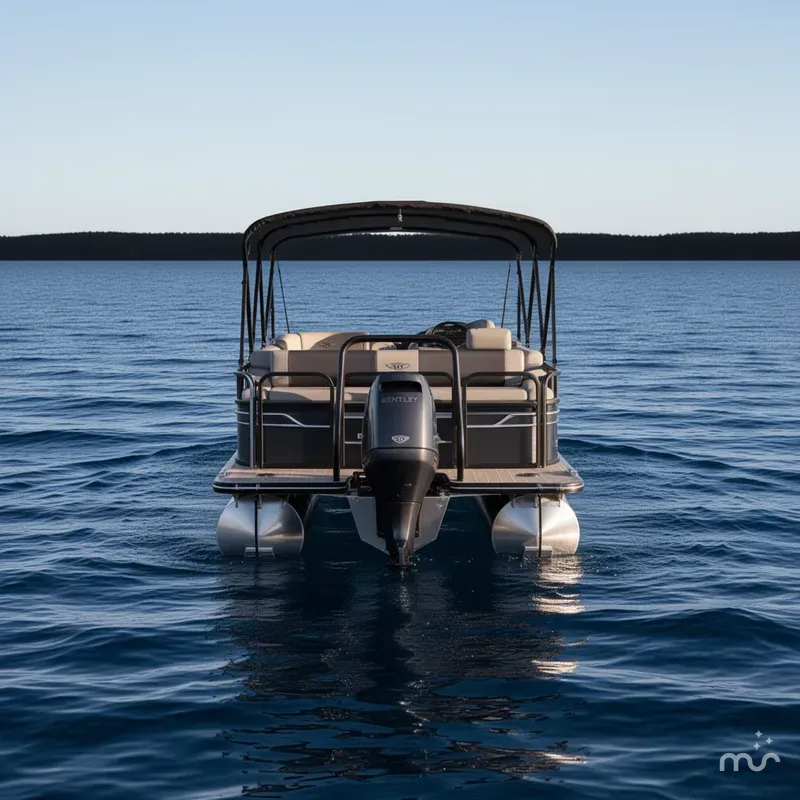 Slide: The Image of Bentley Pontoons Elite 223 Swingback Bench 2026 - 1
