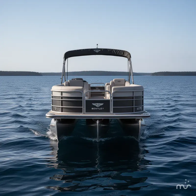 Slide: The Image of Bentley Pontoons Elite 223 Swingback Bench 2026 - 2