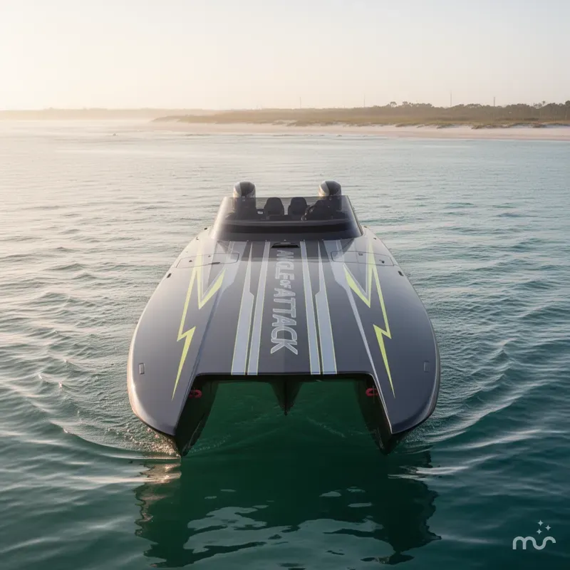 Slide: The Image of Mystic Powerboats C4000 2025 - 1