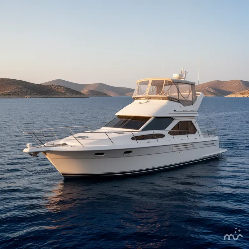 Slide: The Image of Bayliner 3788 Command Bridge Motoryacht 1997 - 2