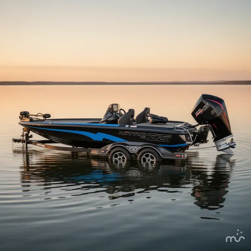 Slide: The Image of Nitro Z21 XL w/250 Pro-XS 4 Stroke 2025 - 1