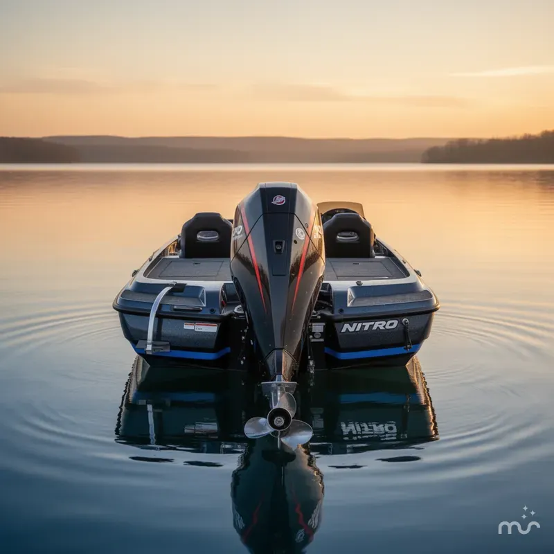 Slide: The Image of Nitro Z21 XL w/250 Pro-XS 4 Stroke 2025 - 2