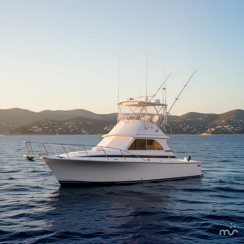 Slide: The Image of Bertram 35 Flybridge 1980 - 2
