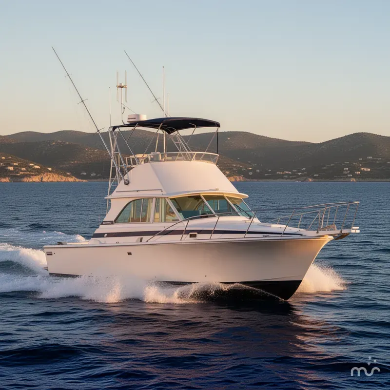 Slide: The Image of Bertram 35 Flybridge 1980 - 4