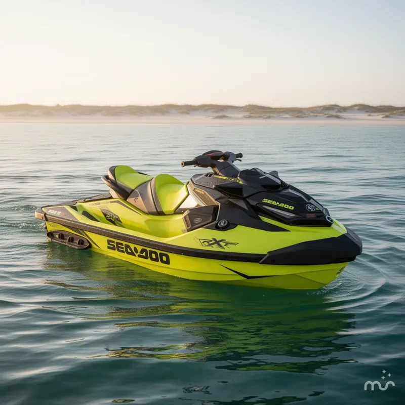 Slide: The Image of Sea-Doo RXT®-X® 300 IBR & Sound System Neon Yellow and L 2019 - 0