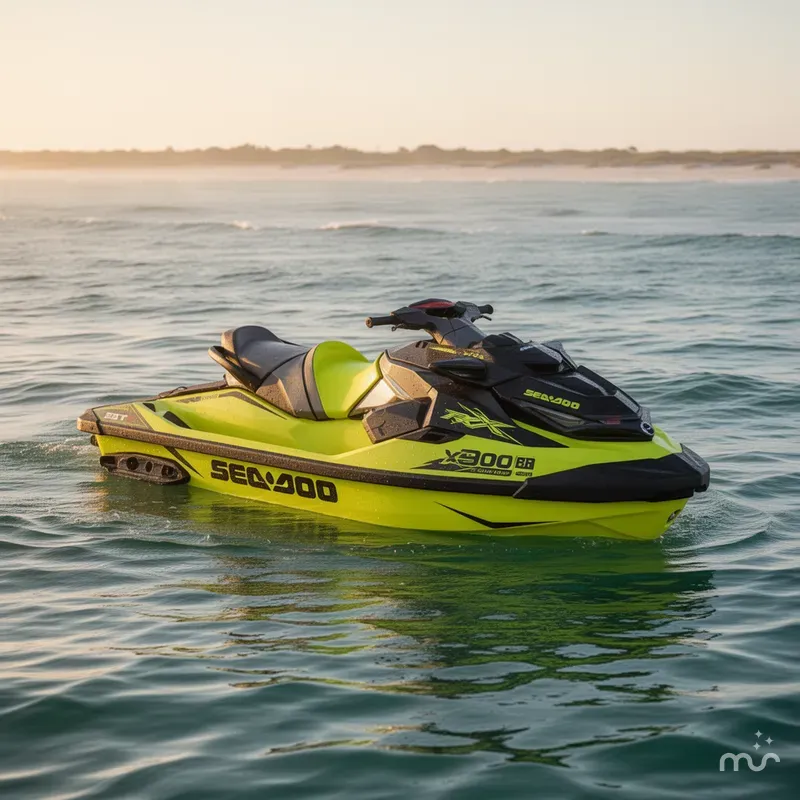 Slide: The Image of Sea-Doo RXT®-X® 300 IBR & Sound System Neon Yellow and L 2019 - 2