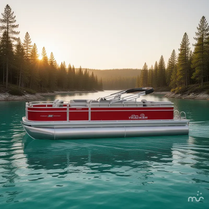 Slide: The Image of Sun Tracker Fishin' Barge 22 DLX 2026 - 2