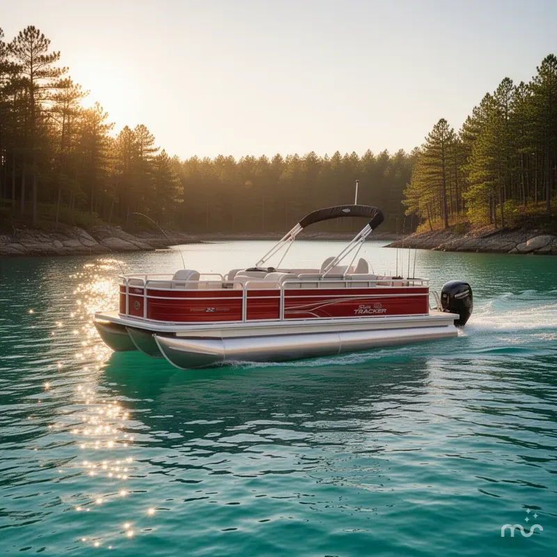 Slide: The Image of Sun Tracker Fishin' Barge 22 DLX 2026 - 4