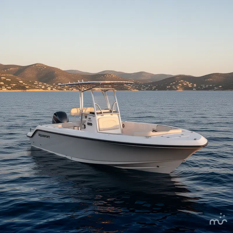 Slide: The Image of Aquasport 2200 Center Console 2024 - 2