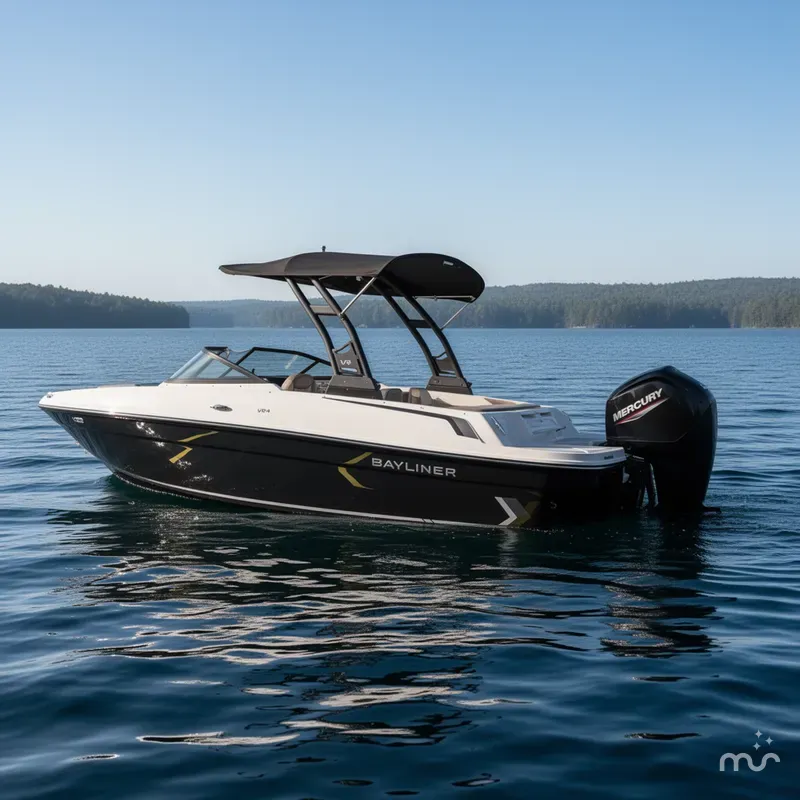Slide: The Image of Bayliner VR4 Bowrider OB 2026 - 1
