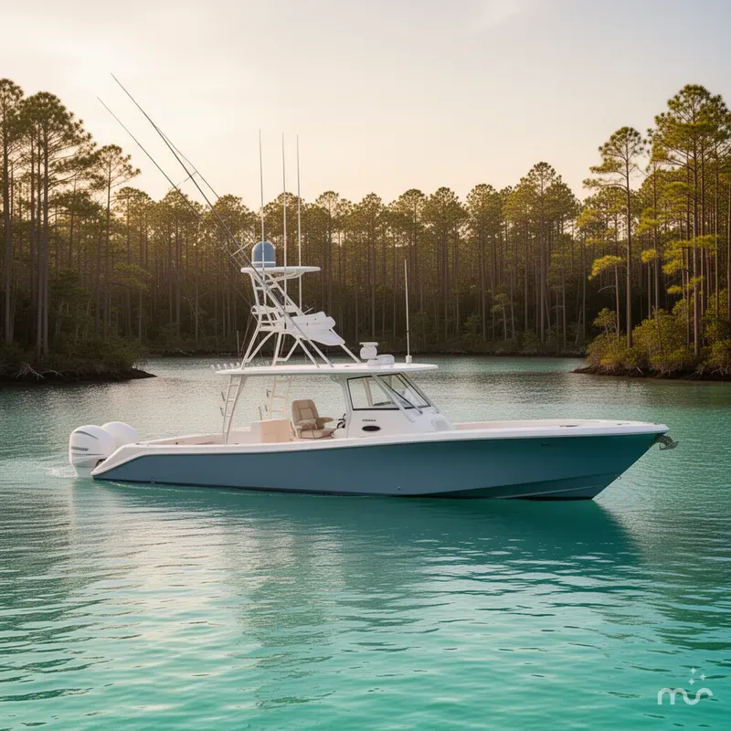 Slide: The Image of Everglades 435 Center Console 2019 - 2