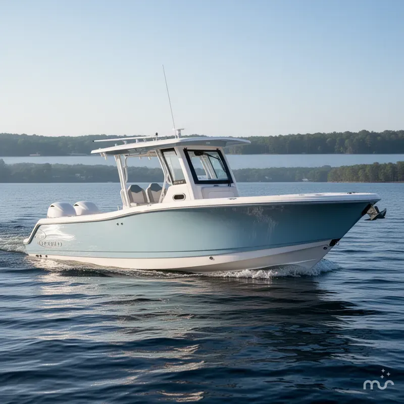 Slide: The Image of Robalo R300 Center Console 2026 - 2