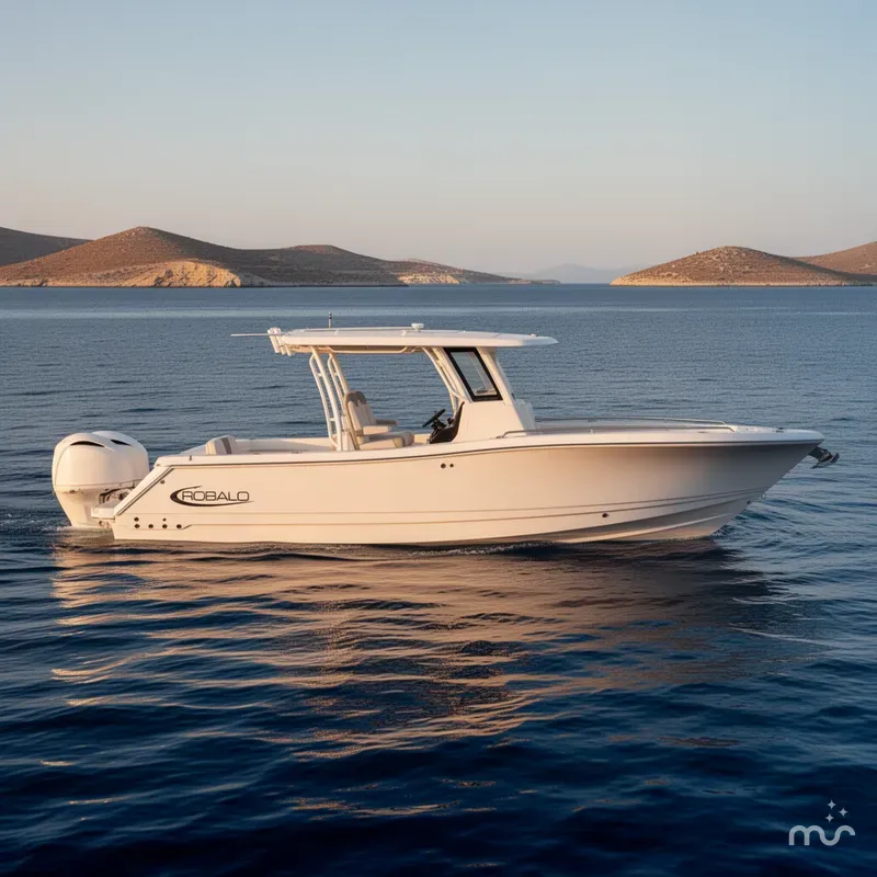 Slide: The Image of Robalo R300 Center Console 2026 - 2