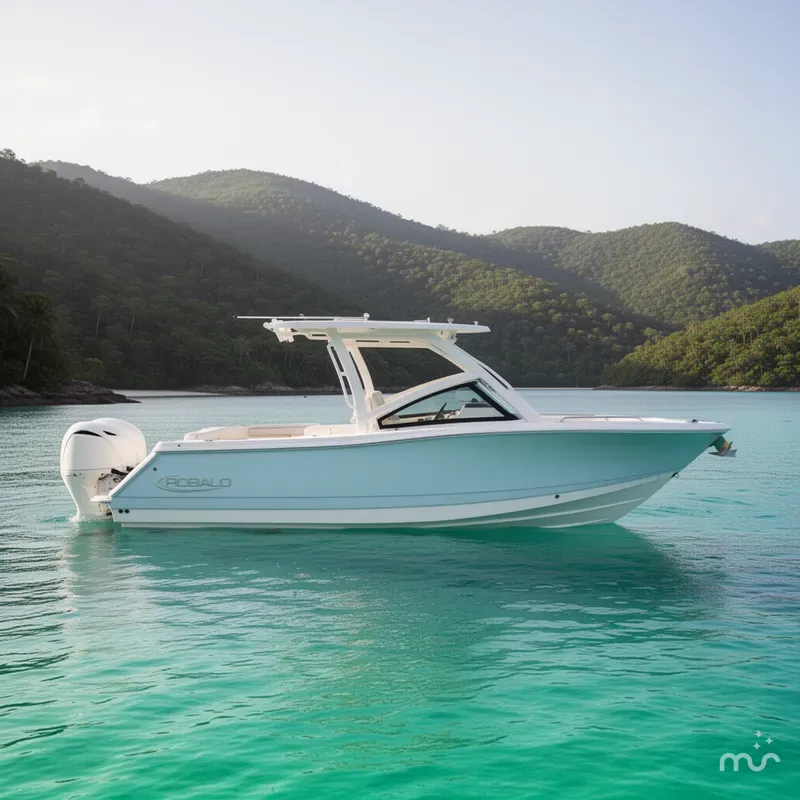 Slide: The Image of Robalo R277 Dual Console 2026 - 2