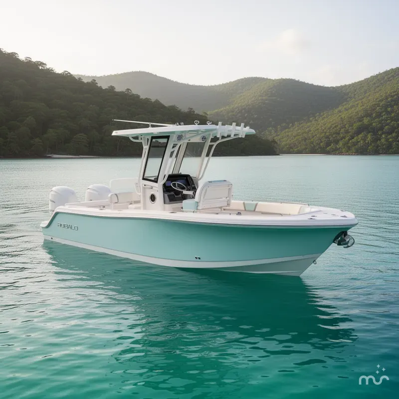 Slide: The Image of Robalo R250 Center Console 2025 - 2