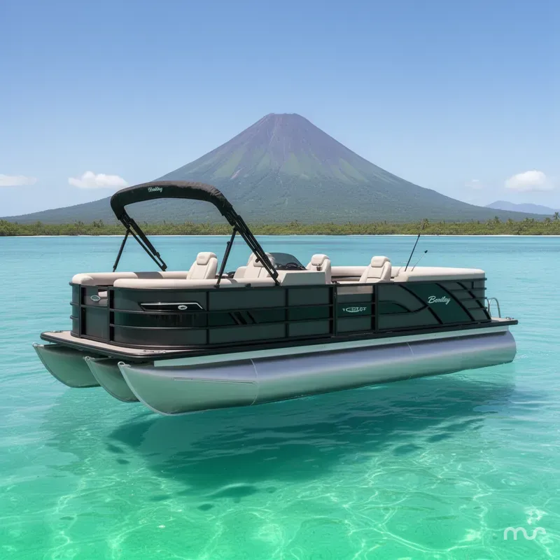 The Image of Bentley Pontoons Elite 223 Swingback Bench 2026 - 0