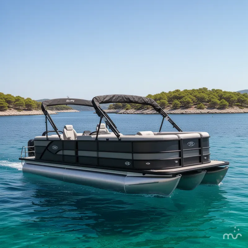 Slide: The Image of Bentley Pontoons Legacy 243 Navigator 2026 - 4