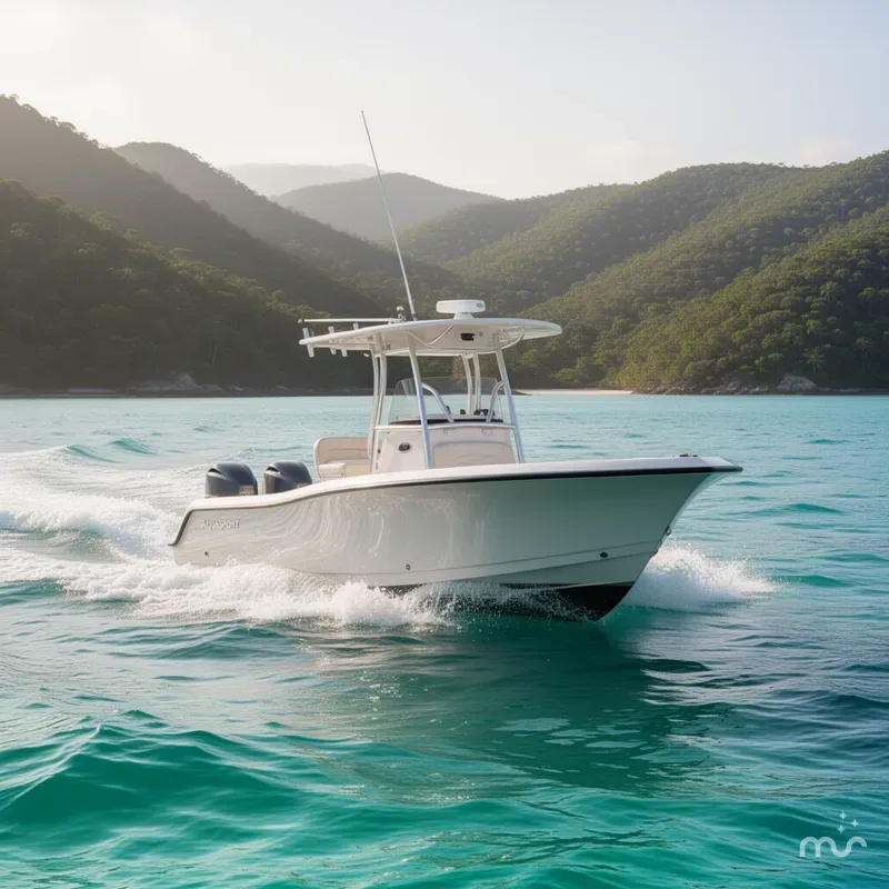 Slide: The Image of Aquasport 2200 Center Console 2024 - 2