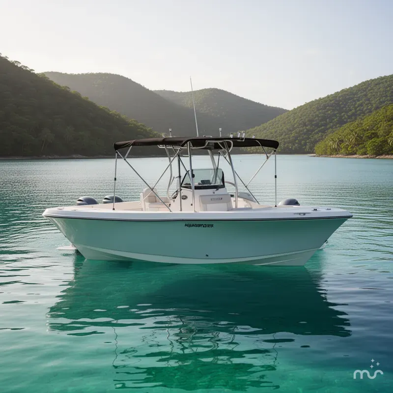 Slide: The Image of Aquasport 2200 Center Console 2024 - 2