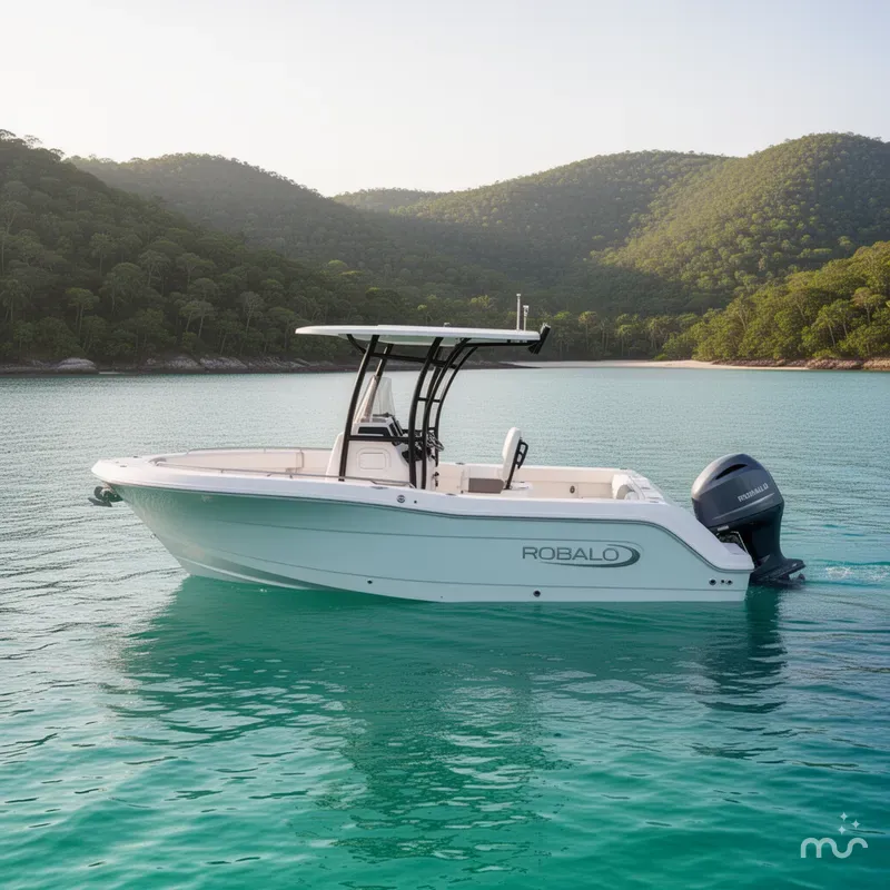 Slide: The Image of Robalo R222 Center Console 2026 - 2