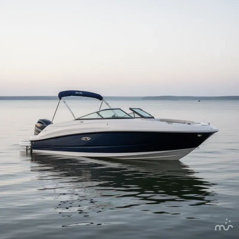 Slide: The Image of Sea Ray 240 Sundeck Outboard 2014 - 0
