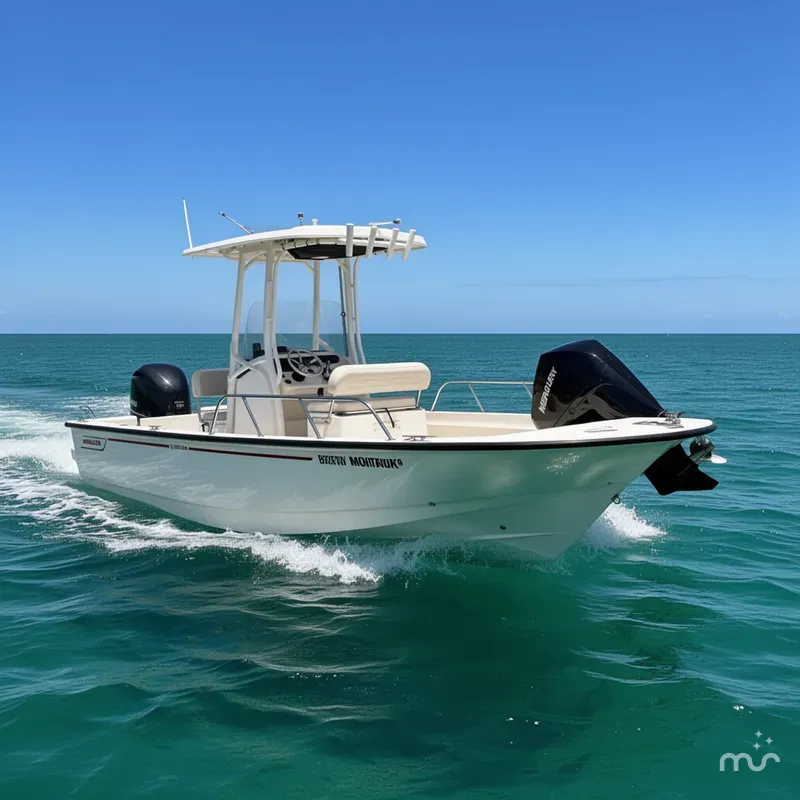Slide: The Image of Boston Whaler 210 Montauk 2023 - 2