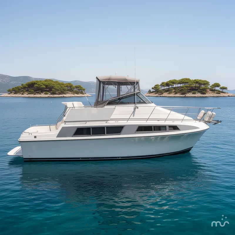 Slide: The Image of Carver Yachts 330 Mariner 1995 - 2