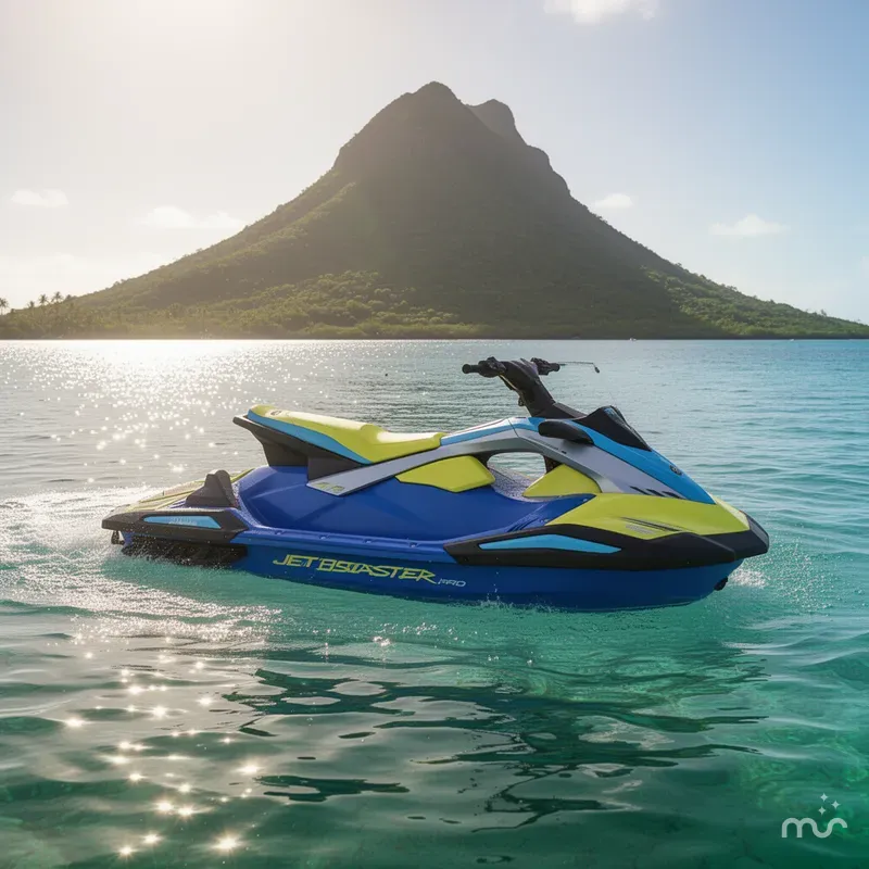 The Image of Yamaha JETBLASTER PRO 3-AZURE BLUE/LUNAR YELLOW 2026 - 0