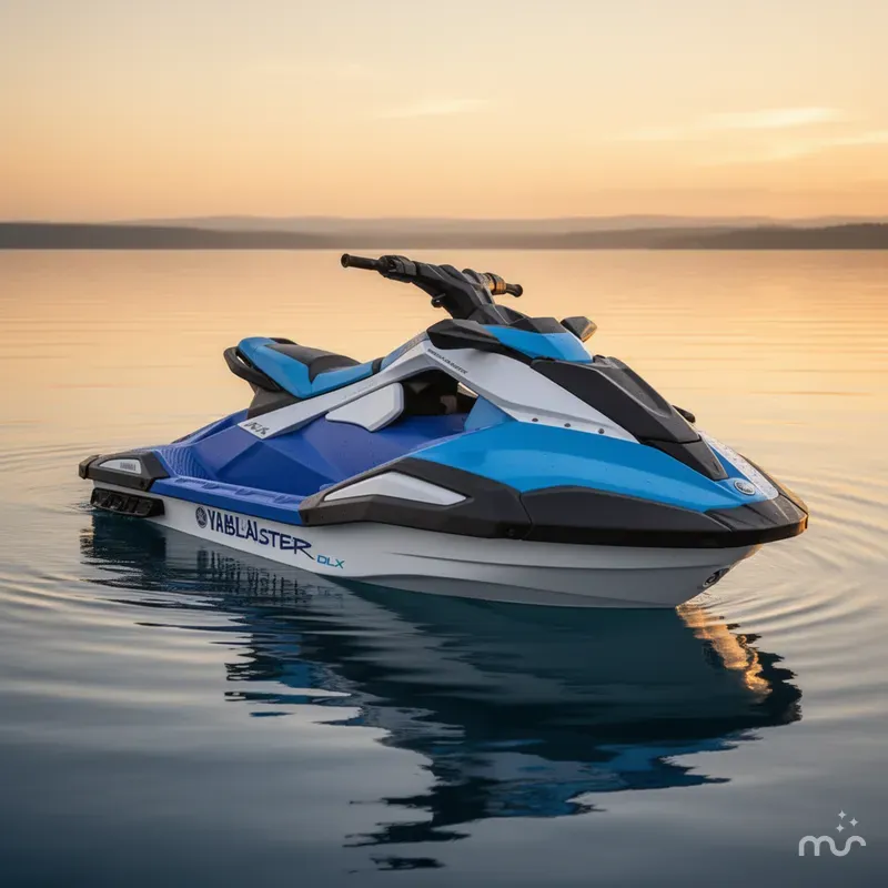 Slide: The Image of Yamaha JETBLASTER DLX 3-AZURE BLUE/WHITE 2026 - 1