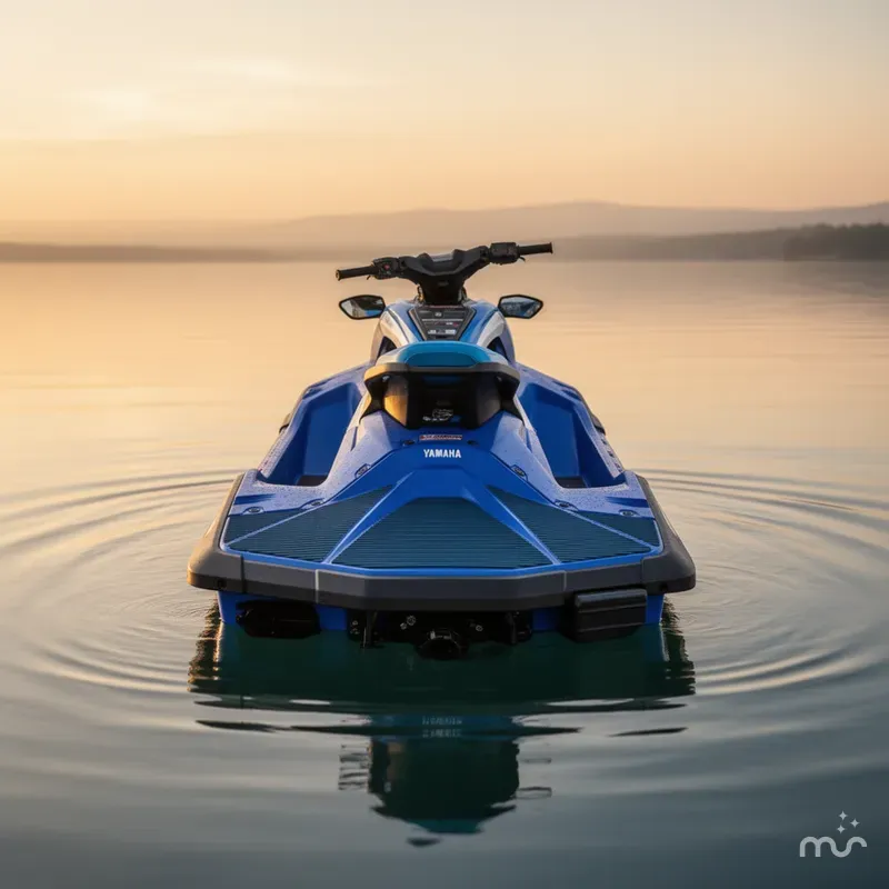 Slide: The Image of Yamaha JETBLASTER DLX 3-AZURE BLUE/WHITE 2026 - 2