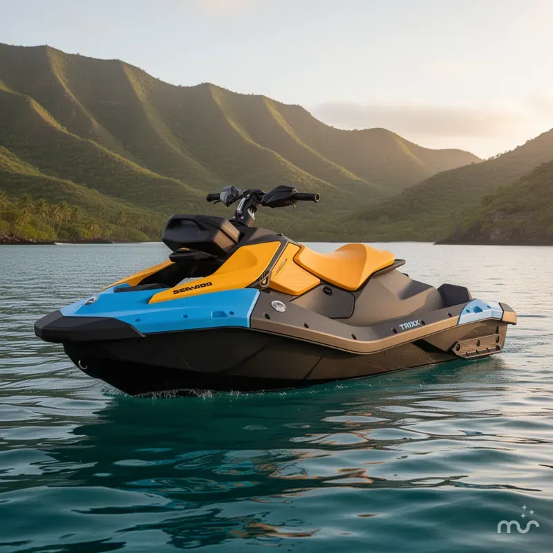 Slide: The Image of Sea-Doo Spark Trixx for 1 iBR and Audio in option 2026 - 2