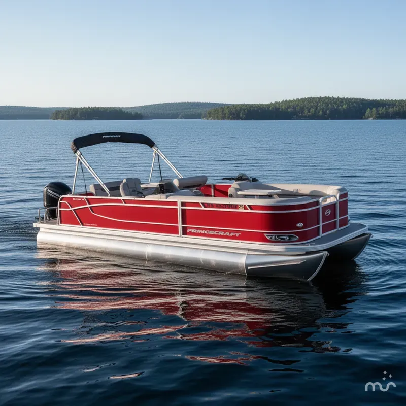 Slide: The Image of Princecraft Vectra 23 RL Dinette Swingback Pontoon & 115HP - $29995 2021 - 0