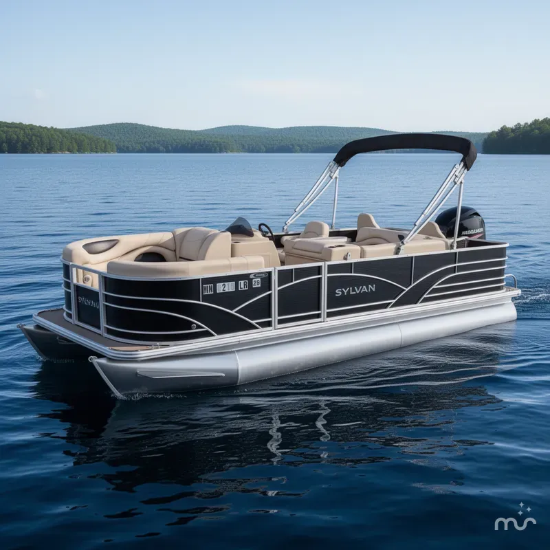 Slide: The Image of Sylvan 820 Cruise-N-Fish Pontoon 2017 - 0