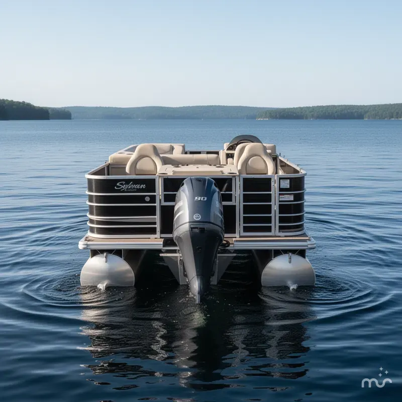 Slide: The Image of Sylvan 820 Cruise-N-Fish Pontoon 2017 - 1