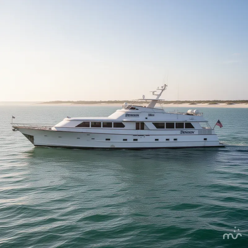 Slide: The Image of Denison Pilothouse Cockpit Motoryacht 1990 - 3