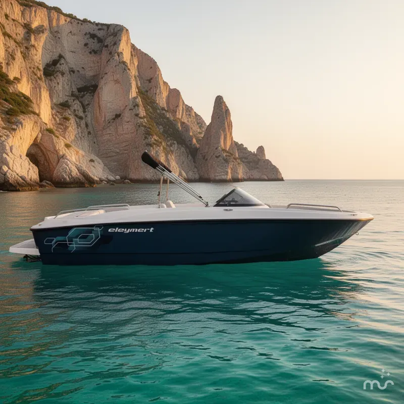Slide: The Image of Bayliner Deckboat E18 Limited 2026 - 2