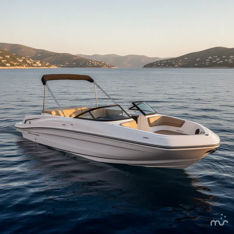 Slide: The Image of Bayliner VR6 Bowrider OB 2025 - 2