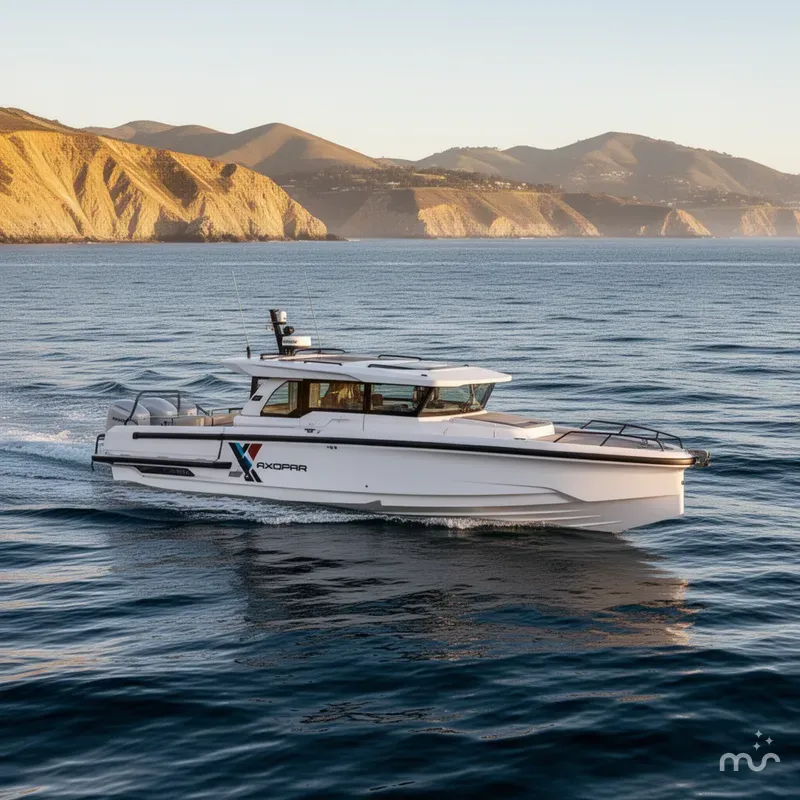 Slide: The Image of Axopar 38 Cross Cabin 2026 - 0