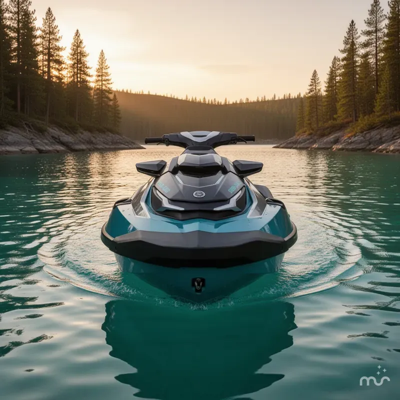 Slide: The Image of Sea-Doo 26td - Gtx Ltd 325 W/snd - Teal Met 2026 - 1