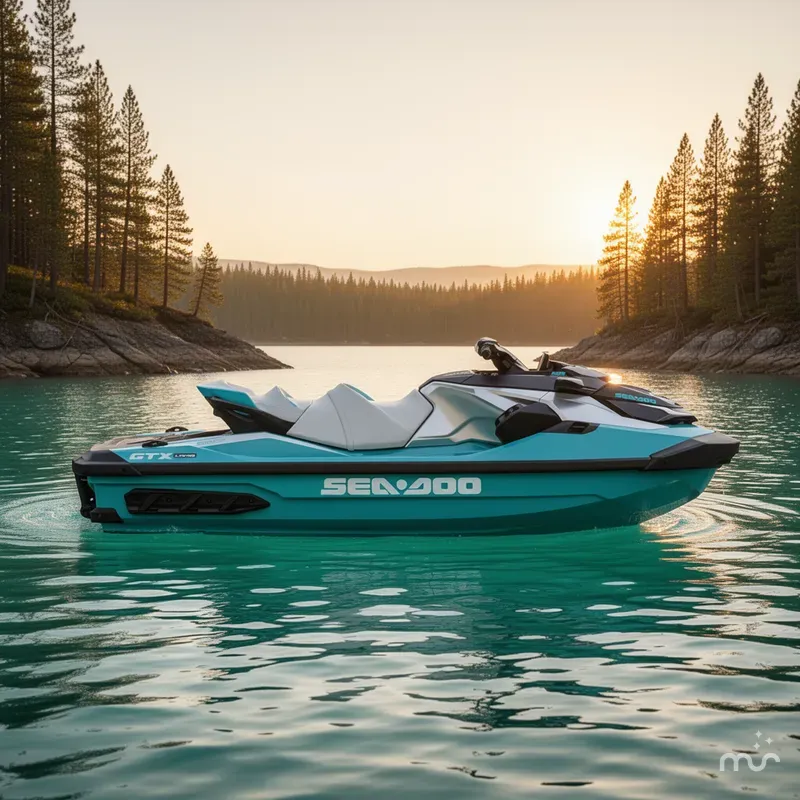 Slide: The Image of Sea-Doo 26td - Gtx Ltd 325 W/snd - Teal Met 2026 - 2