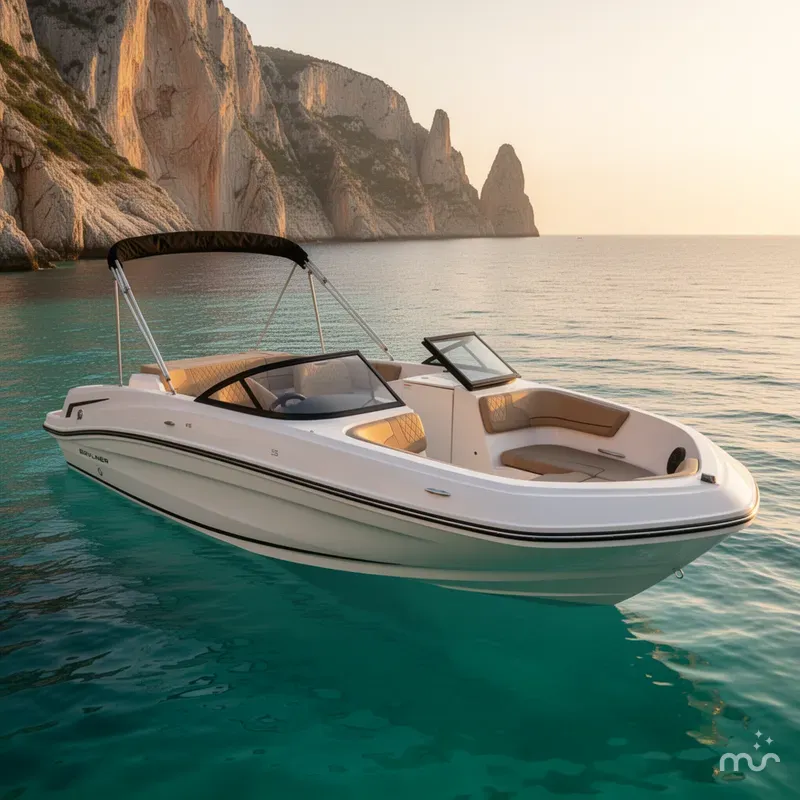 Slide: The Image of Bayliner VR6 Bowrider OB 2025 - 2