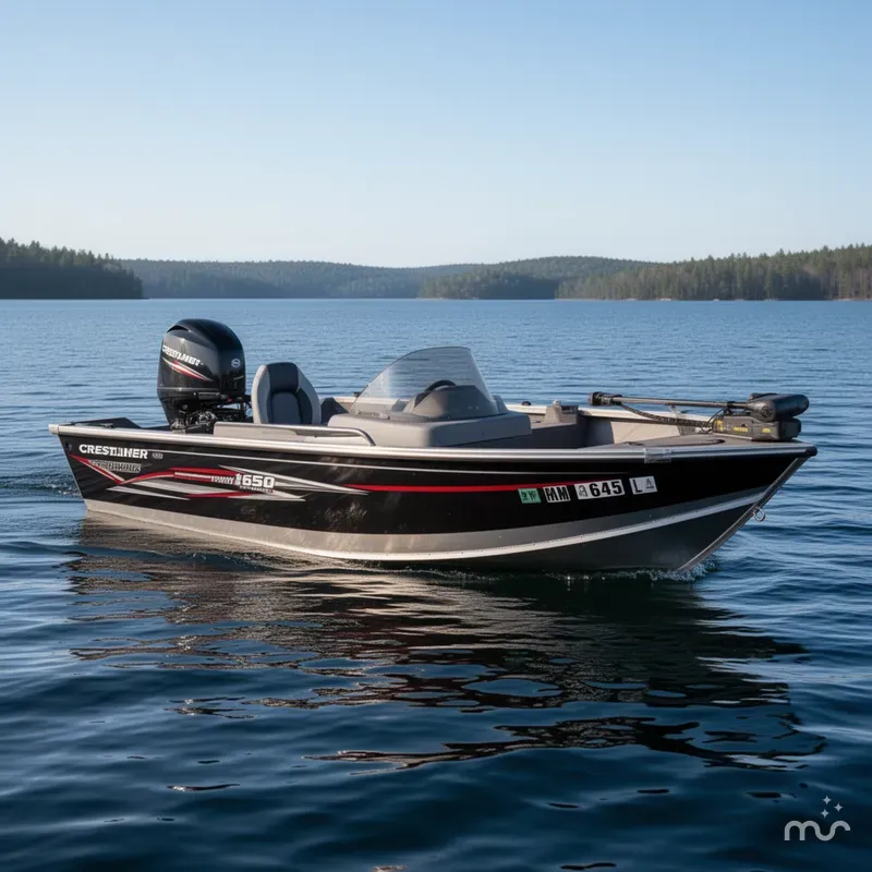 Slide: The Image of Crestliner 1650 Fish Hawk 2013 - 0